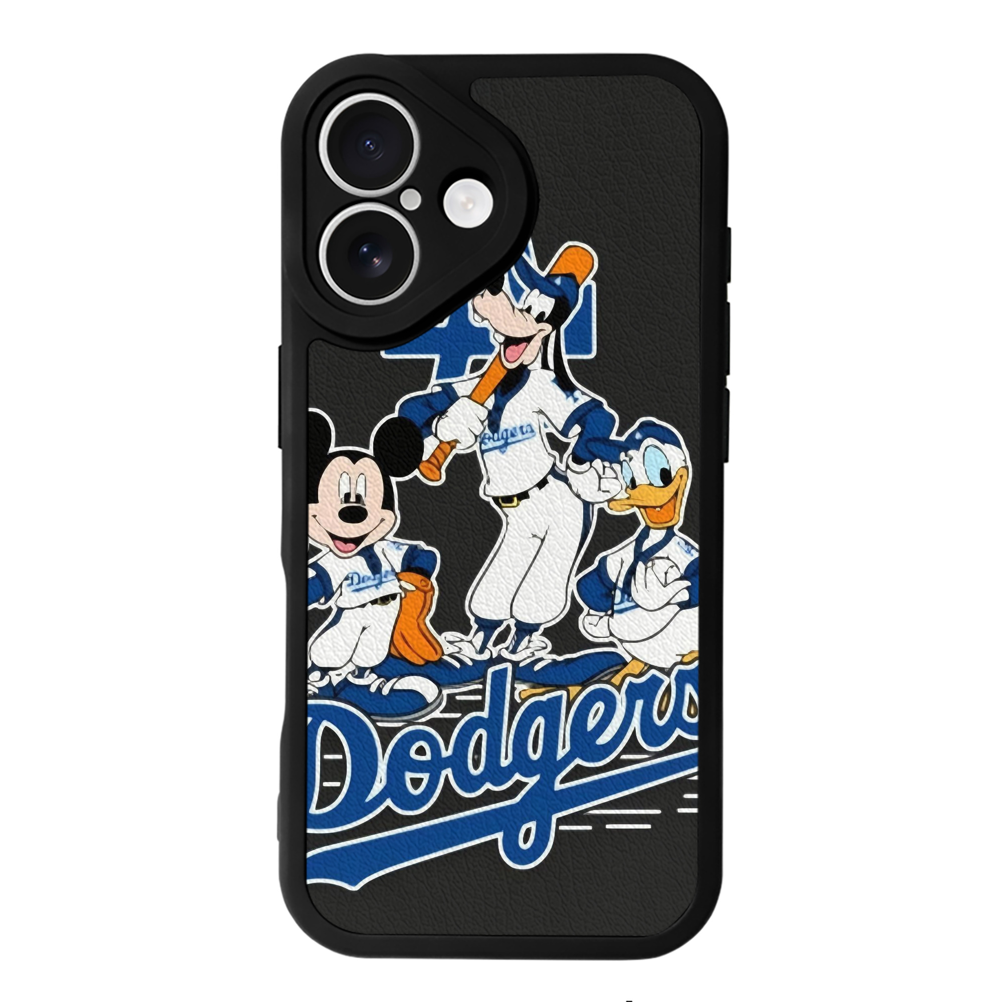  IPhone 16 Silicone Leather Case – UV Print, Lambskin Texture – Perfect Fit, Wireless Charging Compatible, Scratch Resistant, Precise Cutouts – Stylish Protection For IPhone 16